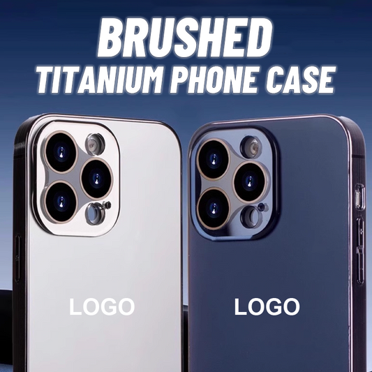 Brushed Titanium Phone Case