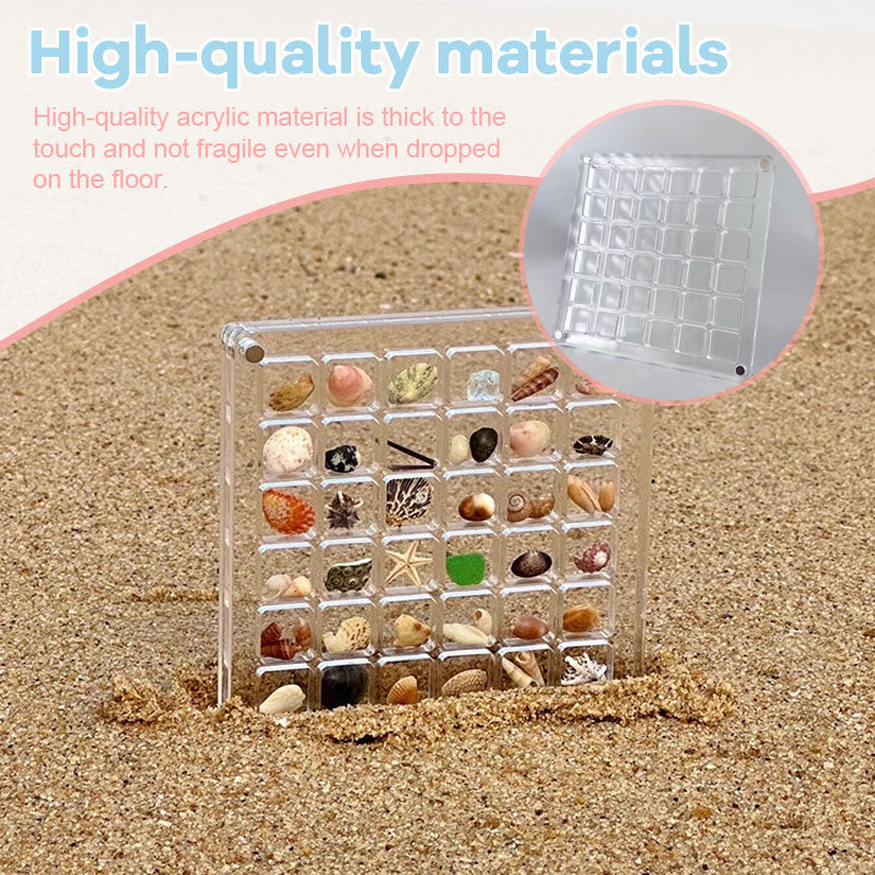 Acrylic Magnetic Seashell Display Box