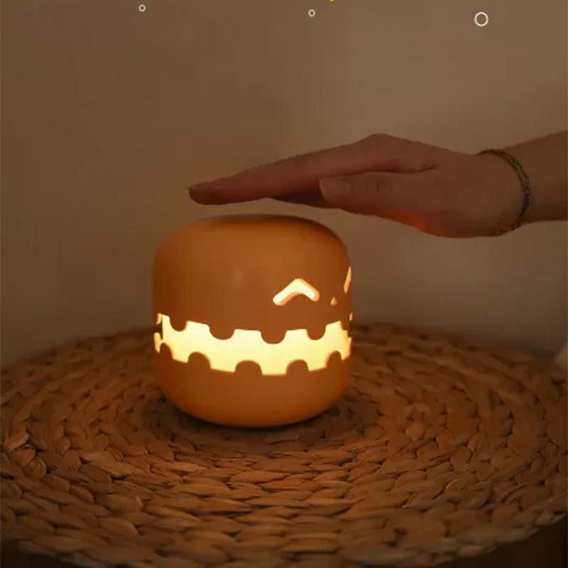 Halloween Press Pumpkin Night Light