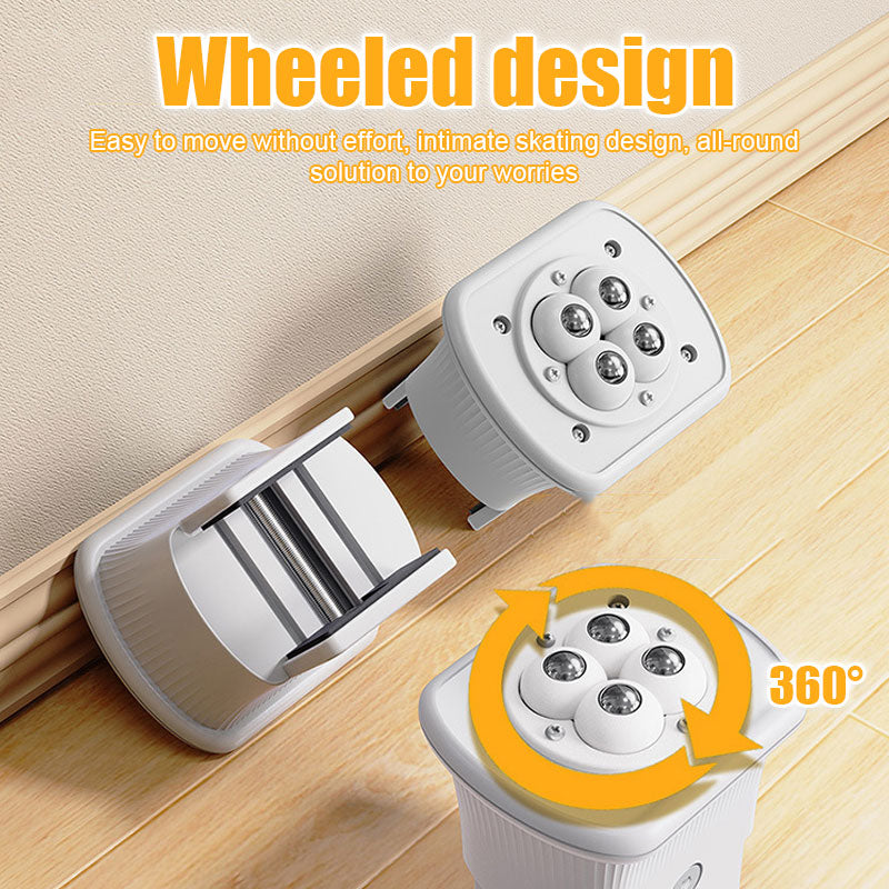 360° Rotating Height-Adjustable Movable Foot Pad