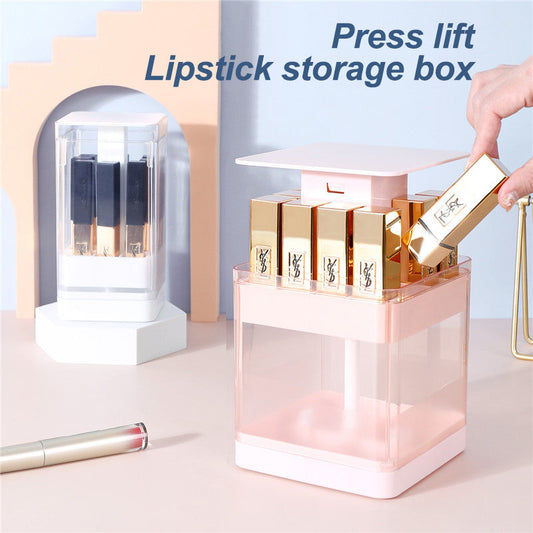 Pressing Design Transparent Cosmetic Display Cases Storage