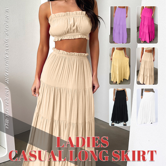 Ladies Casual Long Skirt