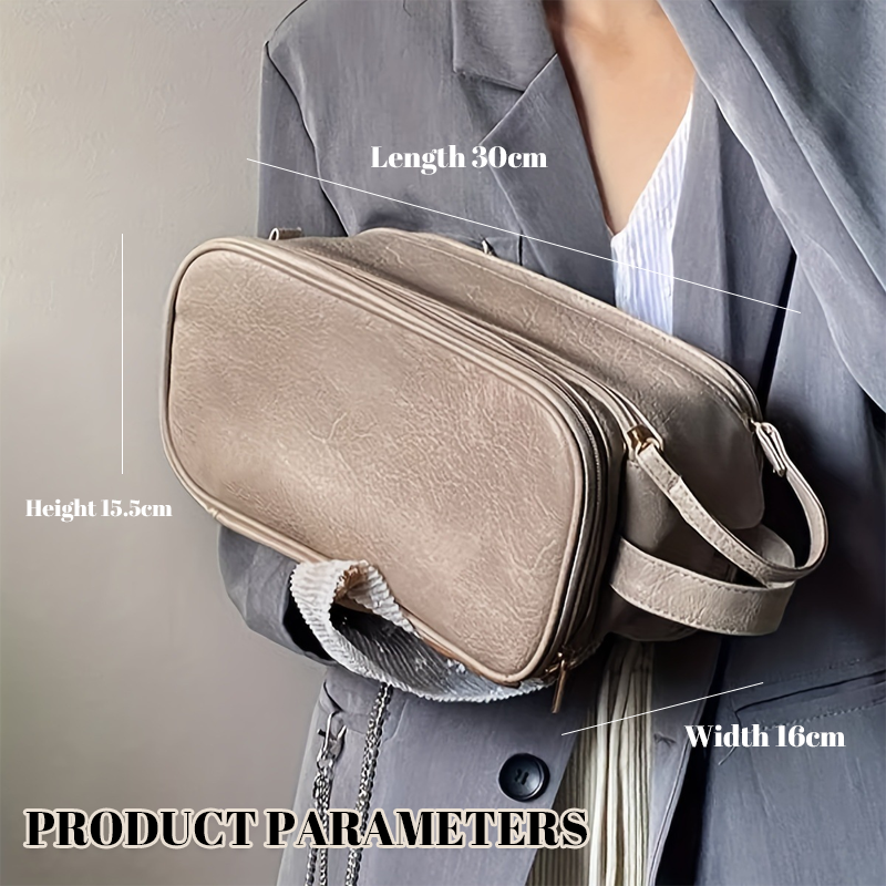 Women's Leather Multifunctional Cosmetic Bag