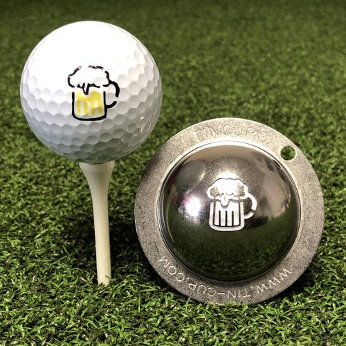 Stainless Steel Tin Cup Golf Marker